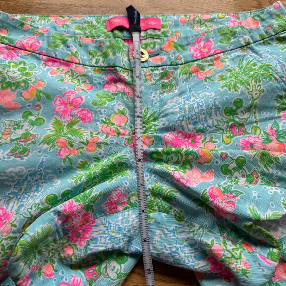 Lilly Pulitzer x Disney Parks Buttercup Shorts Lilly Loves Disney Size 2 - Picture 13 of 14